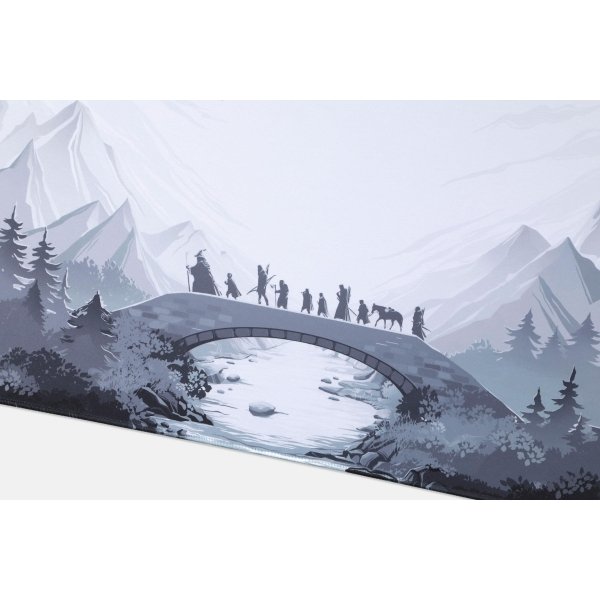 DROP - The Lord of the Rings Fellowship Desk Mat - White