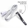Wrap-It Storage - Self-Gripping Cable Ties (20-Pack) Reusable Hook and Loop Cord Organizer Cable Tie for Cord Management and Organization - Black