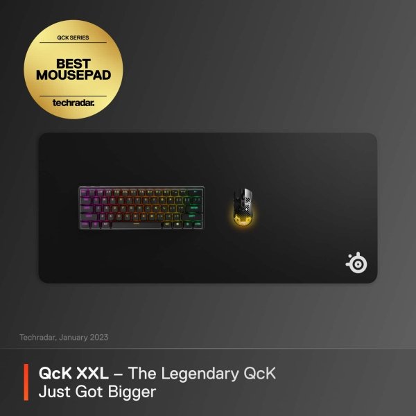 SteelSeries - QcK Cloth Gaming Mouse Pad (XXL) - Black