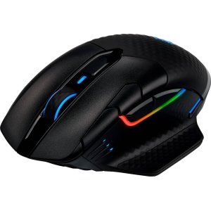 CORSAIR - DARK CORE RGB PRO SE Wireless Optical Gaming Mouse with Qi Wireless Charging - Wireless - Black