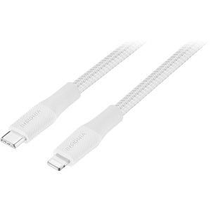 Insignia™ - 10' USB-C to Lightning Charge-and-Sync Cable - Moon Gray