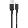 Best Buy essentials™ - 9' USB-A to USB-C Charge-and-Sync Cable - Black