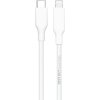 Best Buy essentials™ - 5' USB-C to Lightning Charge-and-Sync Cable - White