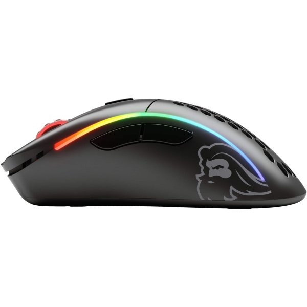 6519203cv11d.jpg Glorious - Model D Wireless Optical Honeycomb RGB Gaming Mouse - Wireless - Matte Black