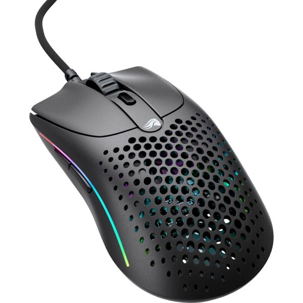 Glorious - Model O 2 Lightweight Wired Optical Gaming Mouse with BAMF 2.0 Sensor - Wired - Matte Black
