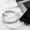 Insignia™ - 7' USB-C to USB-C Charge-and-Sync Cable with Braided Jacket - White