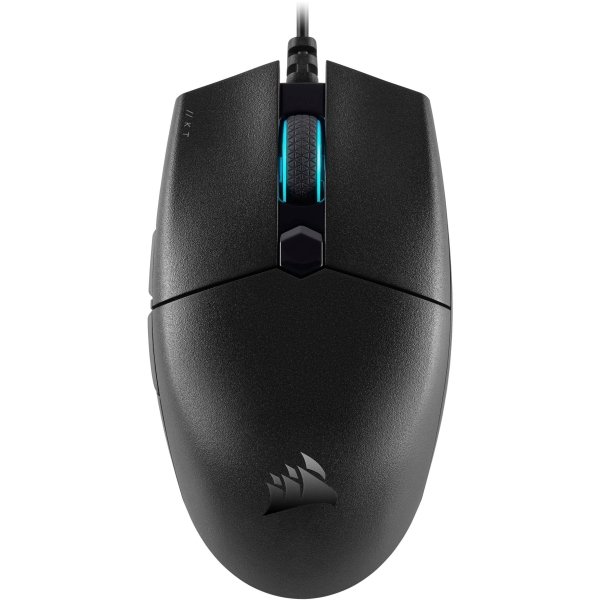 CORSAIR - KATAR PRO Ultra-Light Wired Optical Gaming Ambidextrous Mouse - Wired - Black