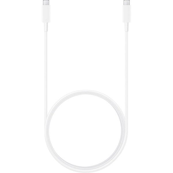 Samsung - 65W 6' USB Type C-to-USB Type C Device Cable - White