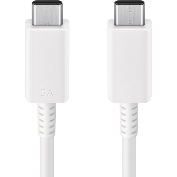 Samsung - 65W 6' USB Type C-to-USB Type C Device Cable - White