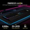 CORSAIR - K70 RGB PRO Full-size Wired Mechanical Cherry MX Speed Linear Switch Gaming Keyboard with PBT Double-Shot Keycaps - Black