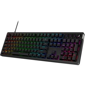 HyperX - Alloy Rise Full-size Wired Mechanical Linear Switch Gaming Keyboard with RGB Lighting - Black