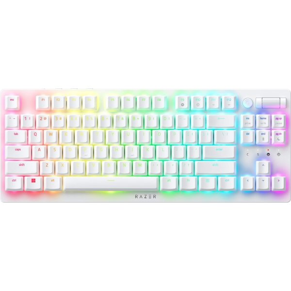 Razer - DeathStalker V2 Pro TKL Wireless Optical Linear Switch Gaming Keyboard with Low-Profile Design - White