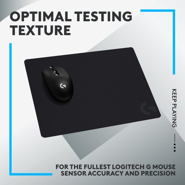 Logitech - G440 Cloth Gaming Mouse Pad with Rubber Base - Black