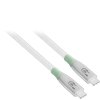 Insignia™ - 7' USB-C to USB-C Braided Charge-and-Sync Cable with High-Speed Data Transfer - White