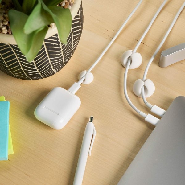 Wrap-It Storage - Cable Clips - White