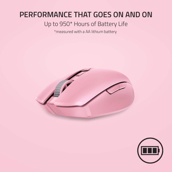 Razer - Orochi V2 Lightweight Optical Gaming Mouse With 950 Hour Battery Life - Wireless - Quartz